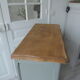 Vintage buffet green of gray, wooden tray