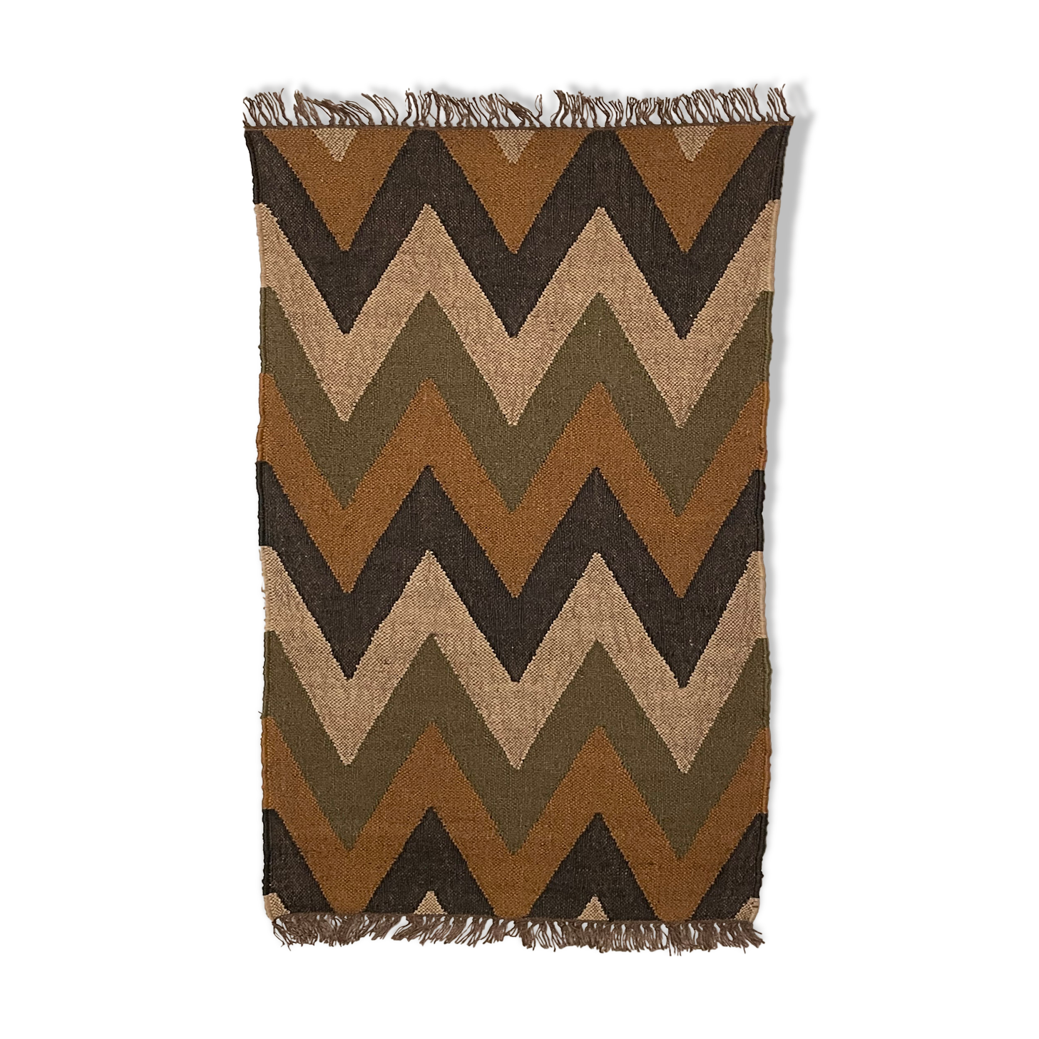 2.5 x 4 jute handwoven kilim runner carpet, rug, 75 x 120 cm
