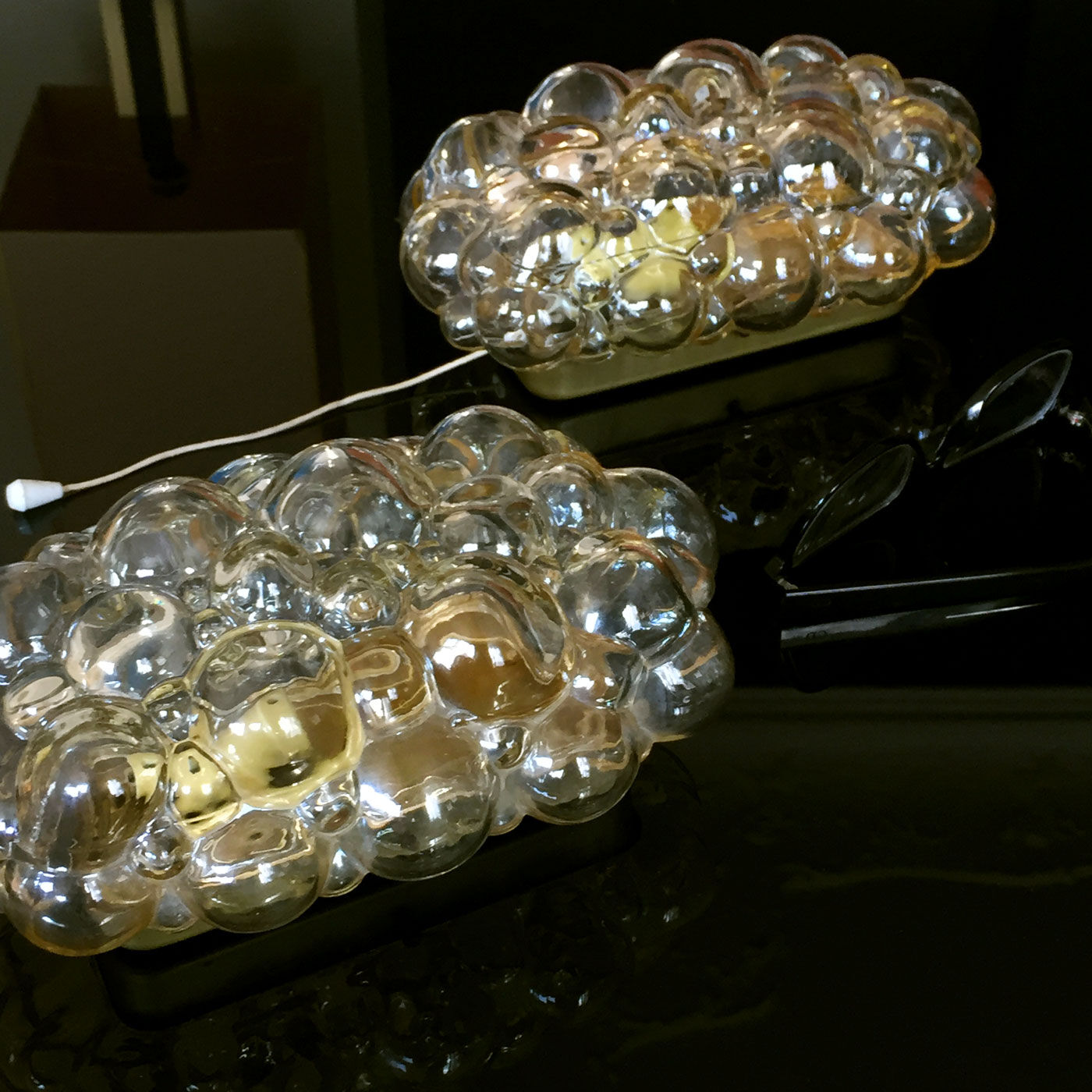 Pair of Helena Tynell wall lamps. 1960