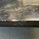 Black marble table
