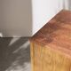 Stone and wood bench