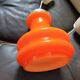 Chandelier suspension opaline orange space age vintage 60 70 s
