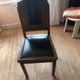 Set of 5 Art Deco chairs + one with a broken leg.