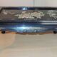 Table basse japonaise décor floral et oiseaux/vintage