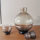Carafe set and art deco glasses