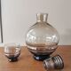 Art Deco carafe and glass set