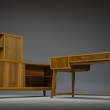 Desk & Sideboard Set by Georg Satink for Wk Möbel, 1950s, Set of 4