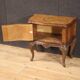 Paire de tables de chevet italiennes en bois des années 50