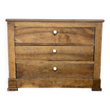 Walnut chest of drawers