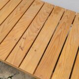 Table basse en pin vintage