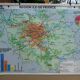 School map Ile de France vintage MDI