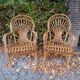 Pair of rattan chairs - 1970