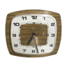 Horloge pendule Vedette formica marron