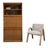 60s-70s oak secretary desk (renovated)