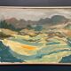 Swedish Oil on Panel “Landscape” by Lars Stocks,Framed & Vintage 77 × 57 cm