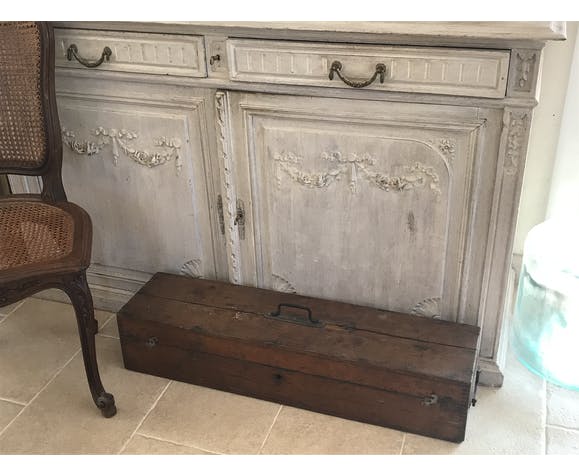 Vintage 90 cm wooden case