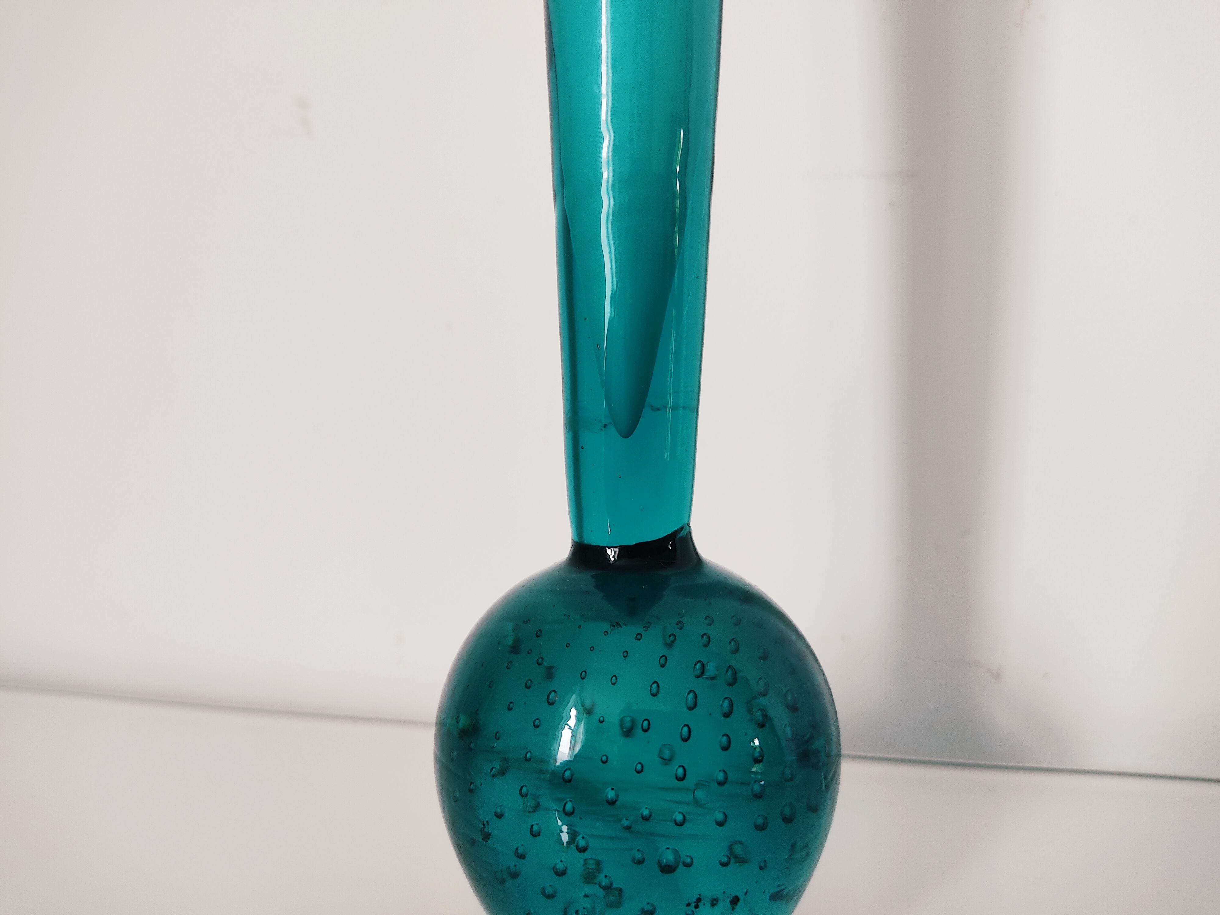Vase soliflore murano clubbed foot