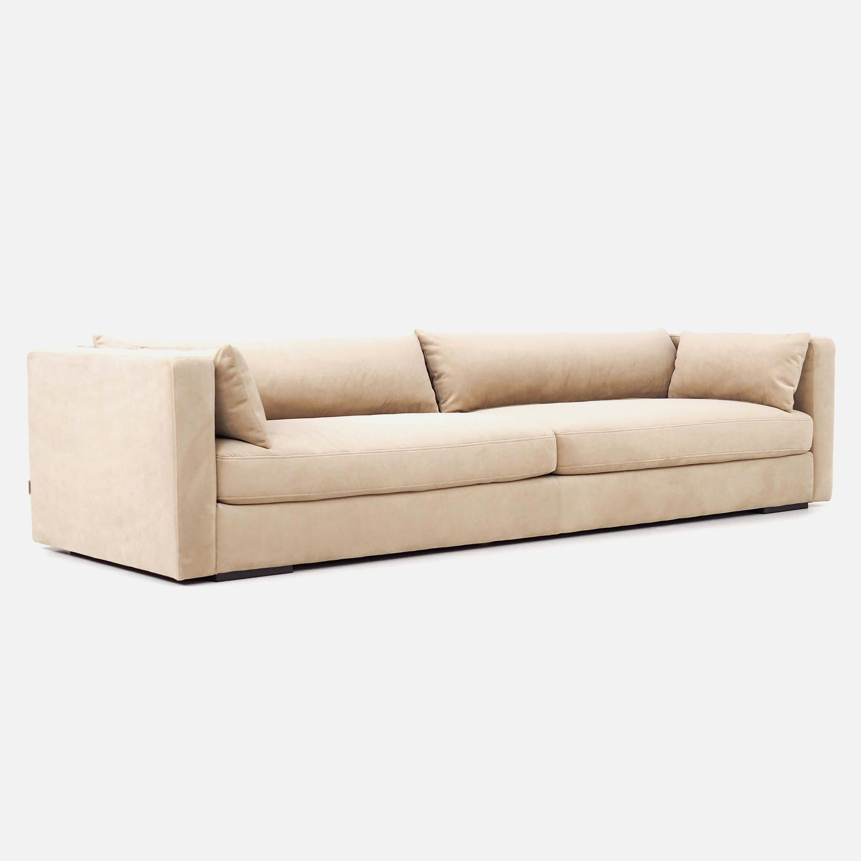 Canapé sztokholm beige velour, design scandinave