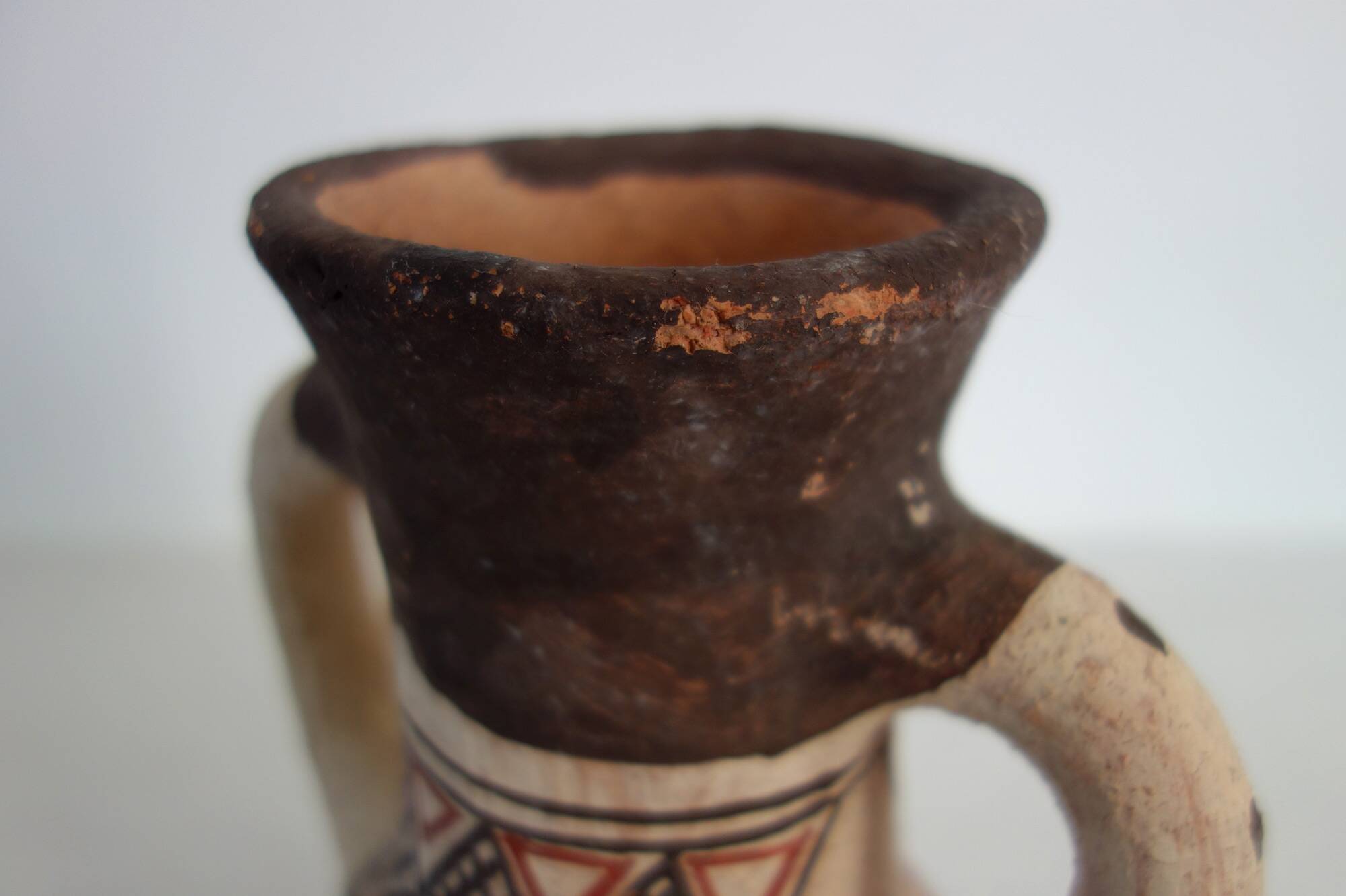 Ancient terracotta jar from the Rif (Morocco) H30cm