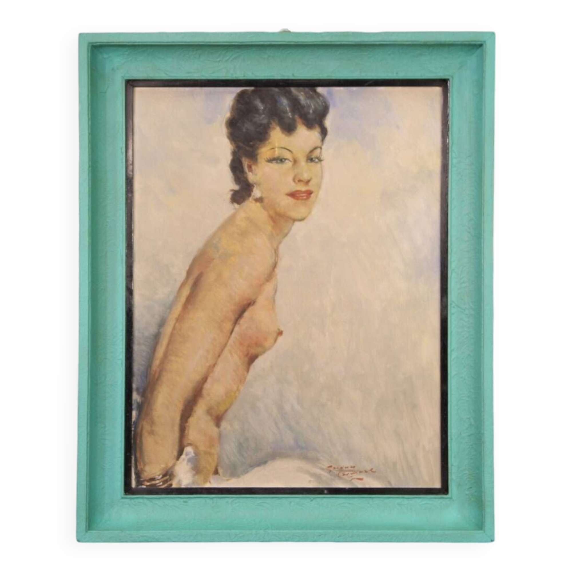 French woman nude painting