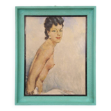 French woman nude painting