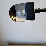 Articulated lamp in black metal. 80s