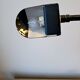 Lampe articulée en métal noir. Années 80
