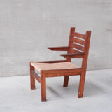 Pair of French Mid-century Cord Armchairs