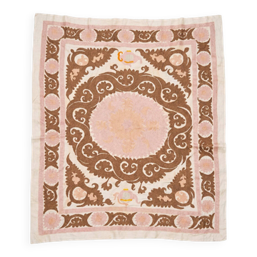 Vintage hand-embroidered tablecloth 134x167 cm