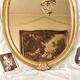 Golden rococo mirror
