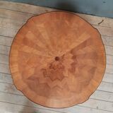 Coffee table in marquetry