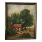 Ancient landscape painting.