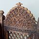 Fauteuil Ancien Pidha Rajasthan XIXeme en Palissandre
