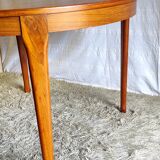 Table à manger ronde en teck années 60