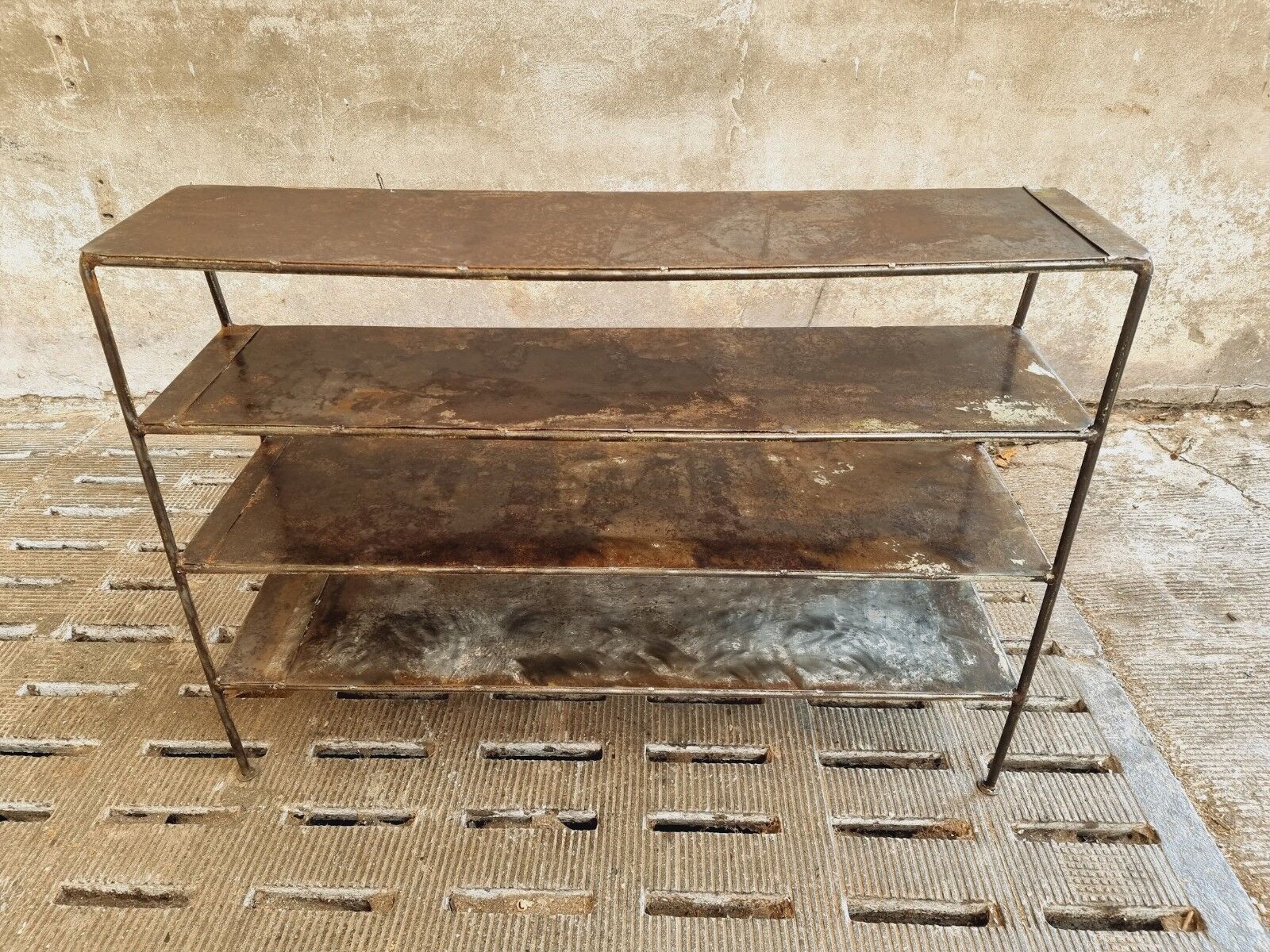 Industrial shelving kitchen rack steel