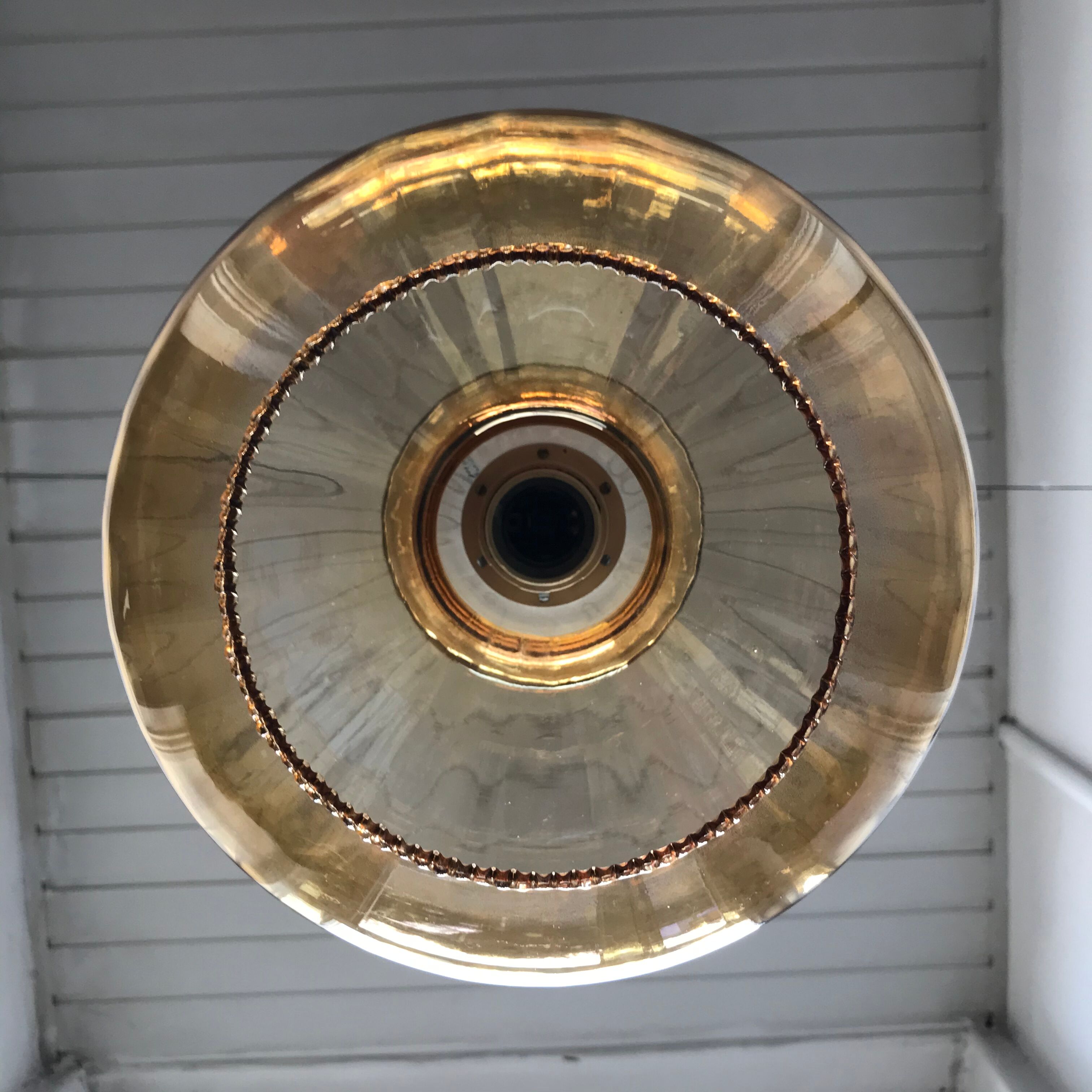 Vintage blown glass hanging