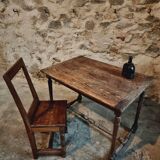 Antique French Table | 19th Century | Oak & Pine