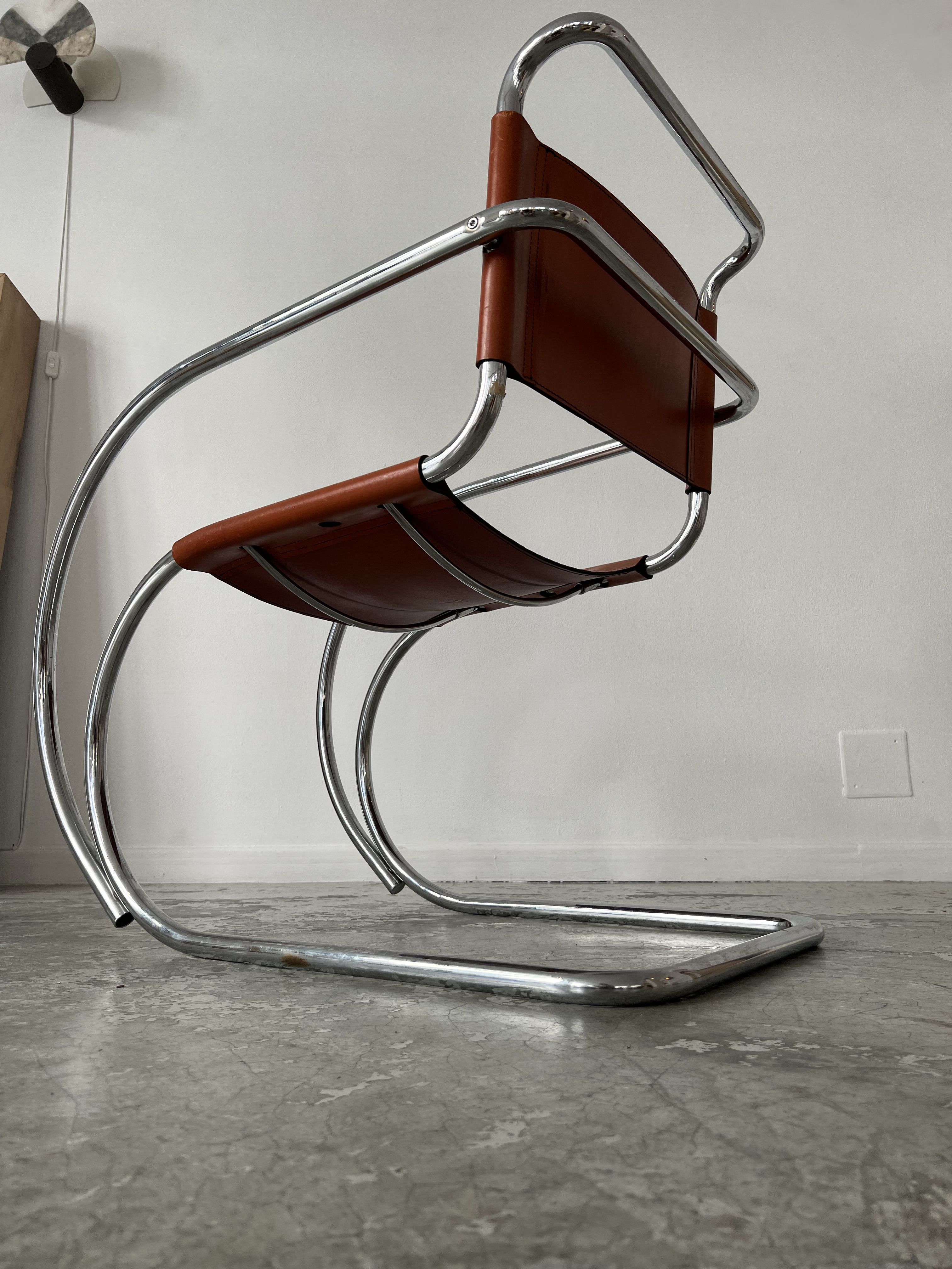 MR20 armchair by Ludwig Mies van der Rohe for Knoll international 60s