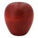 Sculpture of a giant red apple in wood, 1960s
