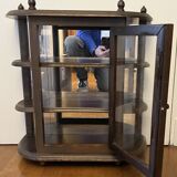 Old solid wood showcase