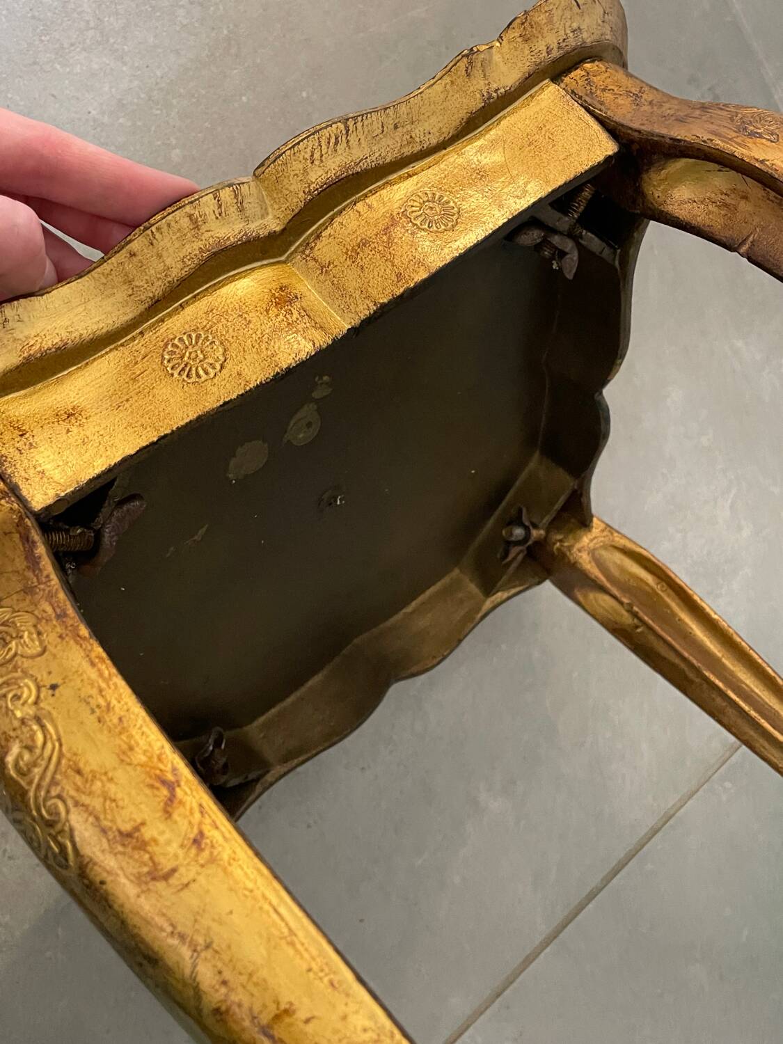 Vintage Florentine side table