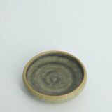 Set of 2 modern Scandinavian collection bowls in sandy brown stoneware by G. Borg.