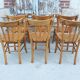 Ensembles de 6 chaises de bistrot
