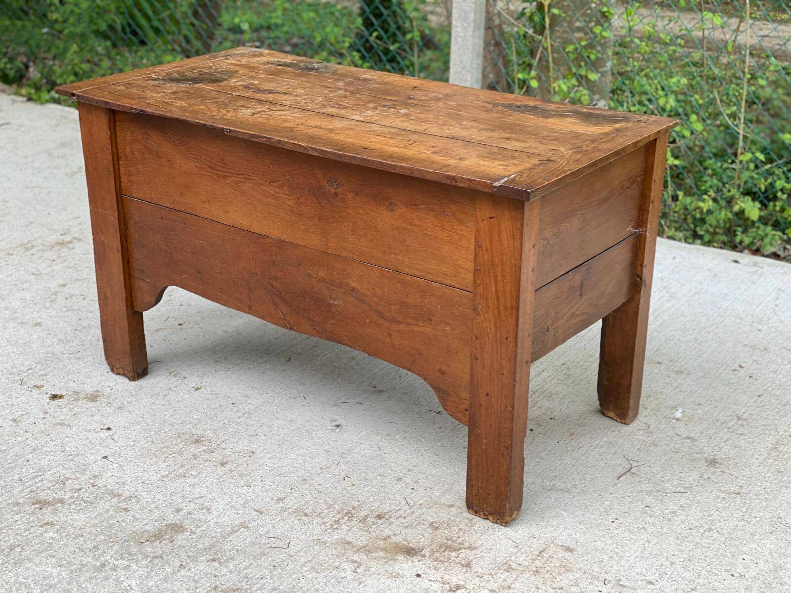 Antique 19th century solid oak wood hut