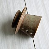 Beurrier en grès, poterie artisanale