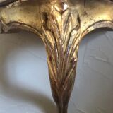 Console d'applique en bois doré