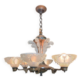Ezan Art Deco 6-light chandelier