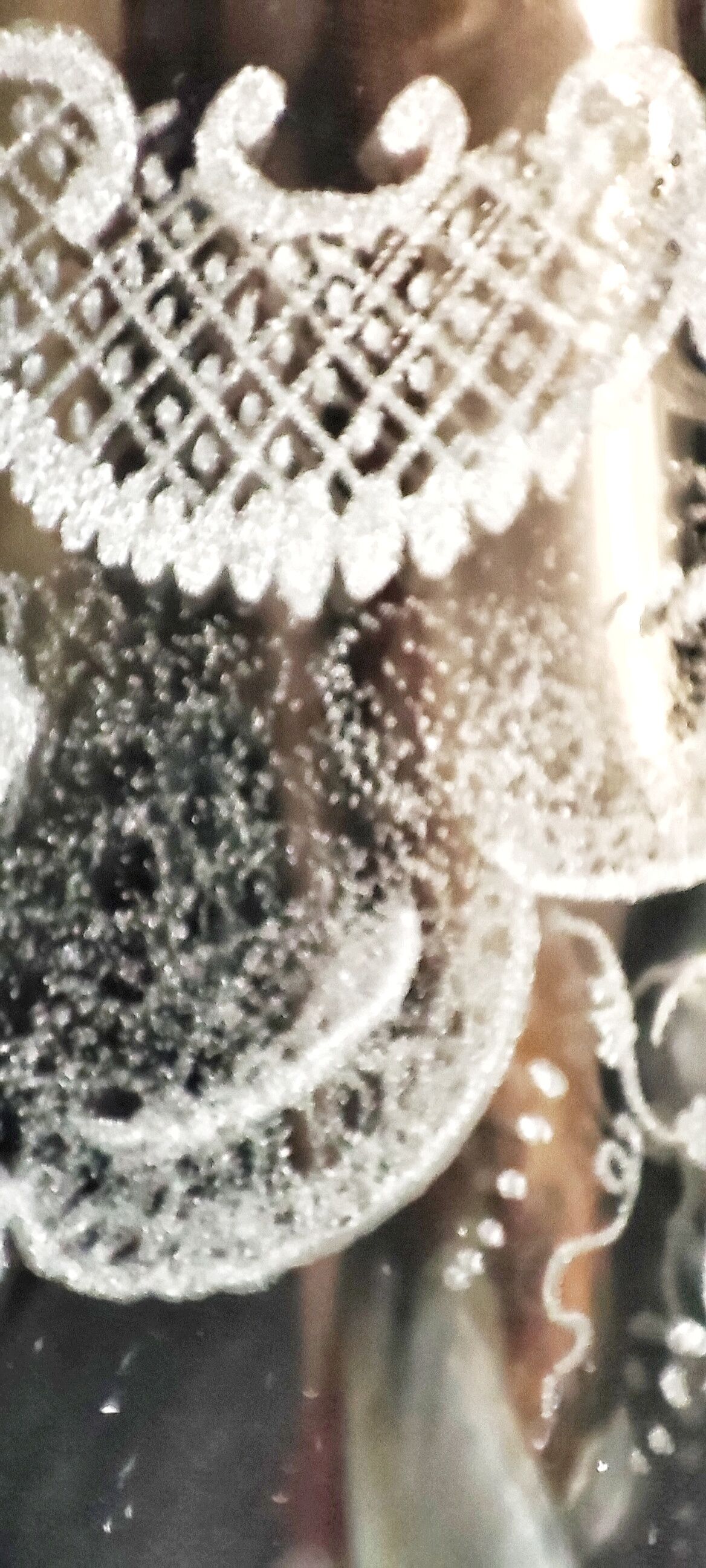 Hand-carved glass jug. France, 1950s.