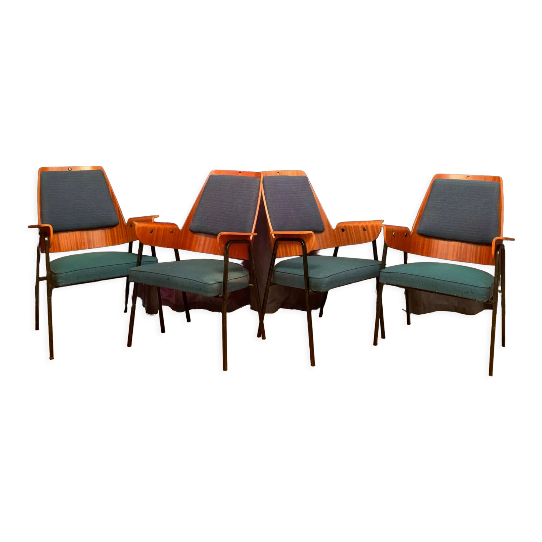 Set of four chairs, 1960s