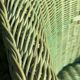 Rattan and wicker armchair